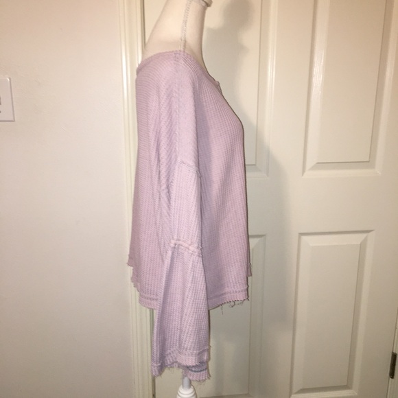 We The Free Oversized Waffle Textured Top - Picture 6 of 9